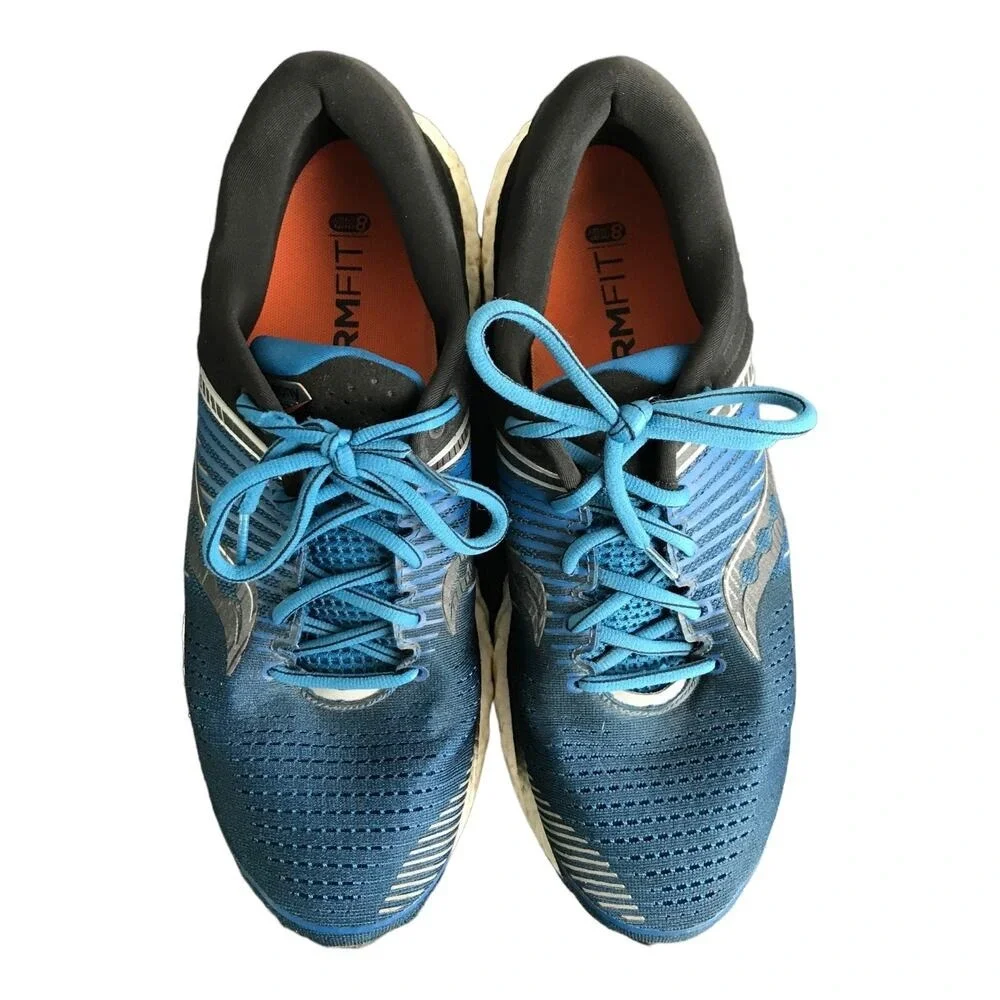 Saucony Running Shoes Mens 8 Blue Triumph 17 S20546-35 PWRRUN+ FORMFIT Sneakers‎